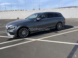 Gris / plata Usado 2017 Mercedes C220 Exclusive Familiar | 31.000 €