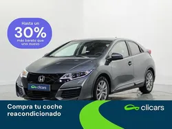 Gris / plata Usado 2016 Honda Civic Comfort Berlina | 12.690 € (Super precio)