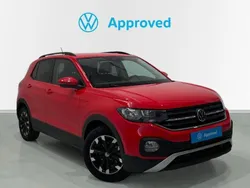Rojo Usado 2021 VW T-Cross Advance SUV | 16.500 € (Precio justo)