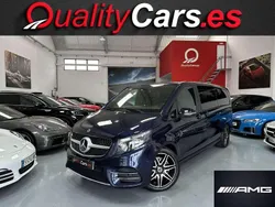 Azul Usado 2021 Mercedes V300 Avantgarde Monovolumen | 61.400 € (Buen precio)