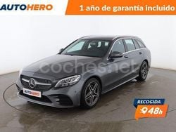 Gris Usado 2020 Mercedes C200 AMG line Familiar | 29.099 € (Precio justo)