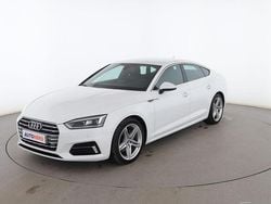 Blanco Usado 2018 Audi A5 Sportback S-Line Berlina | 25.599 € (Precio justo)