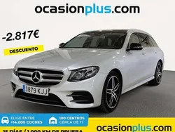 Plateado Usado 2018 Mercedes E220 Familiar | 28.173 € (Buen precio)