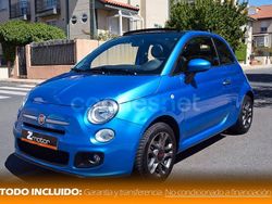 Azul Usado 2014 Fiat 500C S Descapotable | 9990 € (Precio justo)