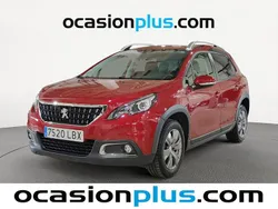 Rojo Usado 2019 Peugeot 2008 Signature Sky SUV | 10.900 € (Super precio)