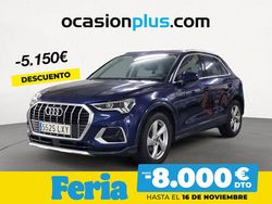 Azul Usado 2022 Audi Q3 Advanced Plus SUV | 30.690 € (Precio justo)