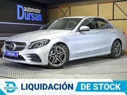 Gris / plata Usado 2019 Mercedes C200 AMG Berlina | 27.990 € (Un poco caro)