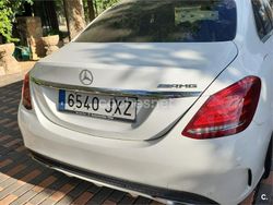 Blanco Usado 2017 Mercedes C200 AMG line Berlina | 18.500 € (Precio justo)