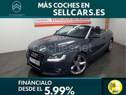 Gris / plata Usado 2010 Audi A5 Cabriolet S-Line Descapotable | 16.990 € (Un poco caro)