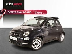 Negro Usado 2022 Fiat 500C Dolcevita Descapotable | 11.300 € (Precio justo)