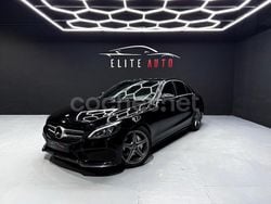 Negro Usado 2016 Mercedes C200 AMG line Berlina | 20.900 € (Caro)