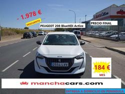 Blanco Usado 2022 Peugeot 208 Active Utilitario | 13.490 € (Precio justo)