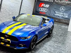 Azul Usado 2018 Ford Mustang Convertible Descapotable | 33.999 € (Precio justo)