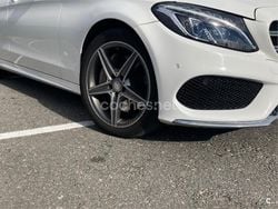 Blanco Usado 2015 Mercedes C400 AMG line Familiar | 32.000 €