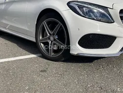 Blanco Usado 2015 Mercedes C400 AMG line Familiar | 32.900 €