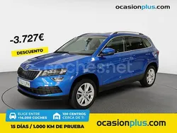 Azul Usado 2021 Skoda Karoq Ambition SUV | 19.150 € (Precio justo)