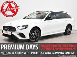 Blanco Usado 2021 Mercedes E300 AMG line Familiar | 34.890 €