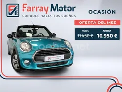 Azul Usado 2016 Mini One Cabriolet Descapotable | 10.950 € (Buen precio)