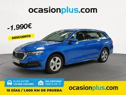 Azul Usado 2021 Skoda Octavia Ambition Familiar | 21.900 € (Precio justo)