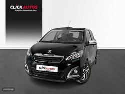 Negro Usado 2021 Peugeot 108 Allure Utilitario | 10.200 € (Precio justo)