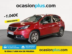Rojo Usado 2018 Peugeot 2008 Style SUV | 11.200 € (Precio justo)