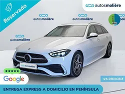 Blanco Usado 2022 Mercedes C220 Familiar | 36.890 € (Precio justo)