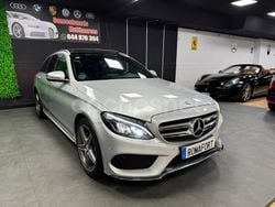 Gris / plata Usado 2016 Mercedes C220 AMG line Familiar | 14.500 € (Precio justo)