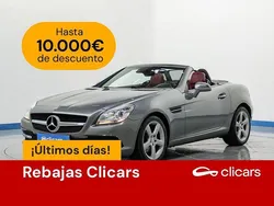 Gris Usado 2014 Mercedes SLK200 Descapotable | 15.990 € (Precio justo)