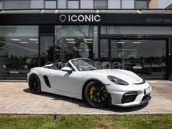 Blanco Usado 2021 Porsche Boxster Spyder Descapotable | 109.900 €
