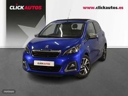 Azul Usado 2021 Peugeot 108 Allure Descapotable | 10.350 € (Precio justo)