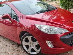 Rojo Usado 2009 Peugeot 308 CC Descapotable | 7990 € (Precio justo)