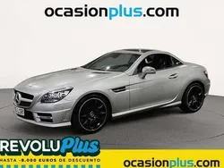 Gris Usado 2016 Mercedes SLK350 Descapotable | 38.890 €