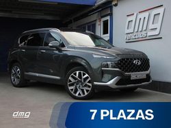 Gris Usado 2021 Hyundai Santa Fe Style SUV | 34.900 € (Un poco caro)