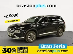 Negro Usado 2021 Hyundai Santa Fe SUV | 31.990 € (Precio justo)