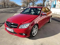 Rojo Usado 2008 Mercedes C180 Avantgarde Berlina | 10.900 € (Precio justo)