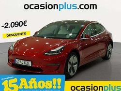 Rojo Usado 2019 Tesla Model 3 Standard Range Berlina | 20.900 € (Precio justo)