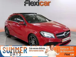 Rojo Usado 2017 Mercedes A200 AMG line Berlina | 17.290 € (Buen precio)