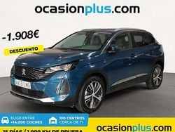 Azul Usado 2021 Peugeot 3008 Allure Monovolumen | 19.082 € (Precio justo)