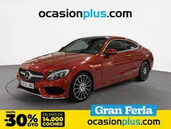 Rojo Usado 2017 Mercedes C220 AMG Coupe | 28.500 € (Un poco caro)