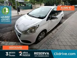 Blanco Usado 2018 Peugeot 208 Active Utilitario | 6990 € (Buen precio)