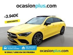Amarillo Usado 2020 Mercedes CLA35 AMG Shooting Brake AMG Familiar | 43.350 €