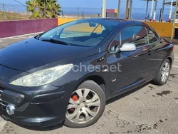 Negro Usado 2007 Peugeot 307 CC Descapotable | 3800 € (Precio justo)