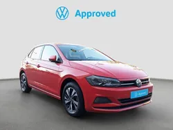 Rojo Usado 2021 VW Polo Advance | 14.850 € (Precio justo)