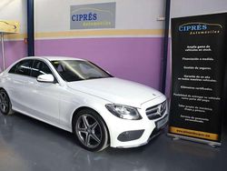 Blanco Usado 2015 Mercedes C220 AMG line Berlina | 21.900 € (Un poco caro)