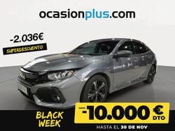 Gris Usado 2018 Honda Civic Elegance Berlina | 18.550 € (Precio justo)