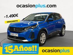 Azul Usado 2021 Peugeot 3008 Active SUV | 15.990 € (Precio justo)