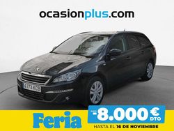 Azul Usado 2017 Peugeot 308 Style Familiar | 8190 € (Precio justo)