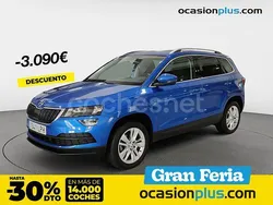 Azul Usado 2021 Skoda Karoq Ambition SUV | 20.250 € (Precio justo)