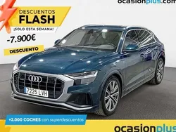 Azul Usado 2021 Audi Q8 S-Line SUV | 65.000 € (Precio justo)