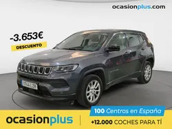 Gris Usado 2022 Jeep Compass Longitude SUV | 21.490 € (Precio justo)